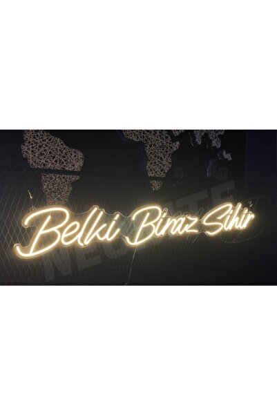 ARYA LİNA DESİGN Belki Biraz Sihir Neon Led Yazı