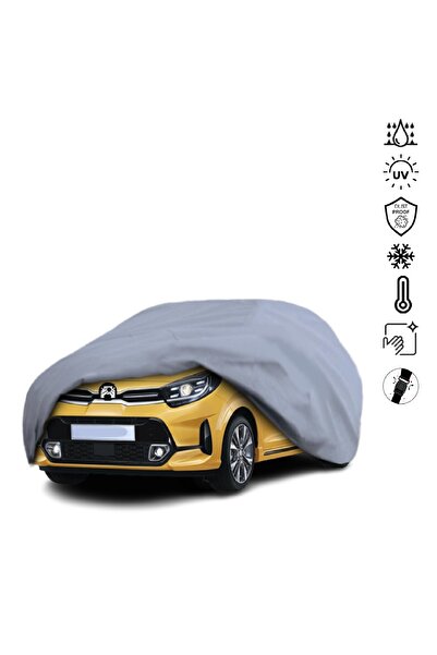 Teksin Kia Picanto 3 (2017-) - Waterproof and Uv Protective Car Tarpaulin wit...