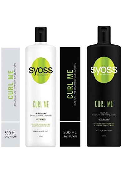 Syoss Curle Me Dalgali & Kivircik Saçlar Için Set Şampuan 500 Ml + Saç Bakım Kremi 500 Ml