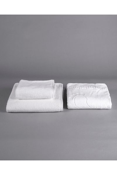 Otelonia Σετ Πετσέτες Ξενοδοχείου 1 Τεμάχιο 50x90cm Πετσέτα Χεριών 1 Τεμάχιο 70x140cm Πετσέτα Μπάνιου 1 Τεμάχιο 50x70cm Πετσέτα Ποδιών