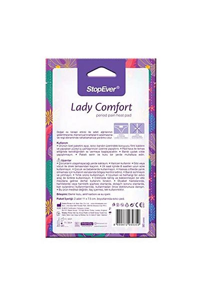 StopEver Lady Comfort - piece Heating Pad for Pains, 2 Pack