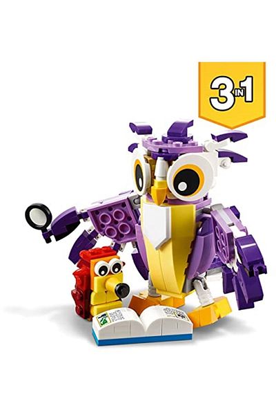 LEGO Creator Fantastic Forest Creatures for 3 - 7 Years Old Children 31125 Owl, t