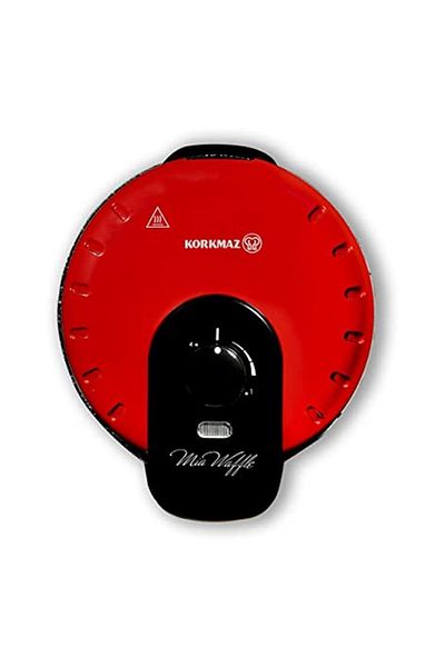 KORKMAZ Mia Red Waffle Maker