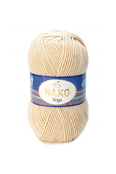 NAKO Vega Hand Knitting Thread - Bone Color Code: 6677