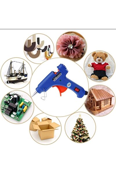 Royaleks مسدس غراء الشموع 20 وات من Dhgl - سيليكون ساخن، مشغل مضيء