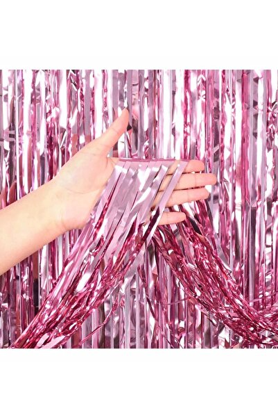 Hayal Dizayn Μεταλλική κουρτίνα φόντου ροζ