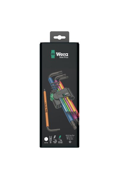 wera Alyan Seti, 9 Parça Sw1,5-10 Renkli