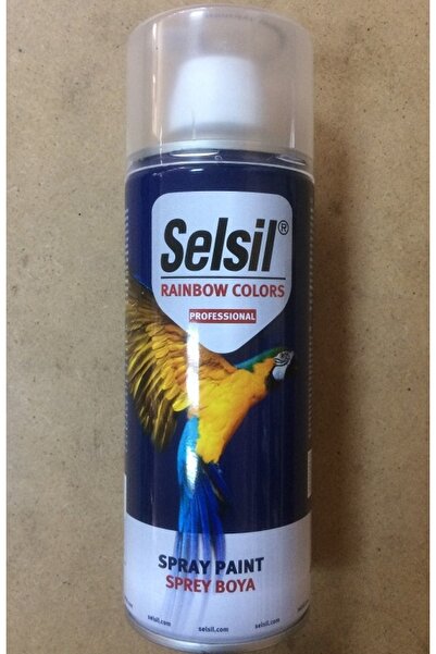 Selsil Üstün Kalite Sprey Tampon Boyası Parlak Siyah Boya 400 Ml