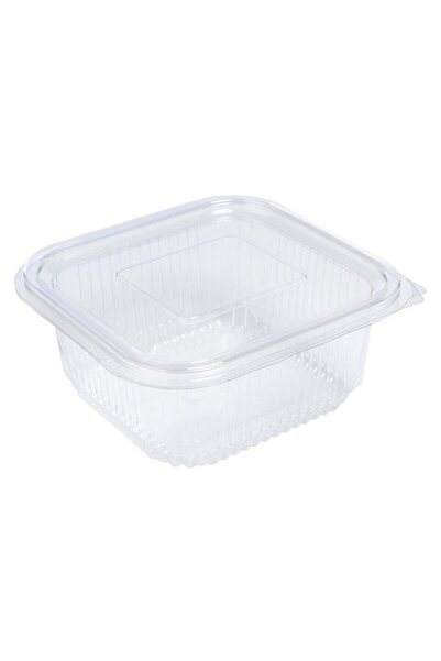 Aydınlar Ambalaj 375 Gr Cc Disposable Plastic Bowl with Lid - 100 Pieces