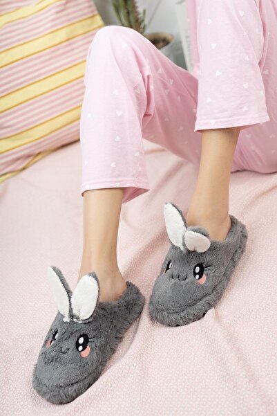 StWenn Παντόφλες Fluffy Animal Figured Slippers Γυναικείες παντόφλες εσωτερικού χώρου Γούνινες παντόφλες
