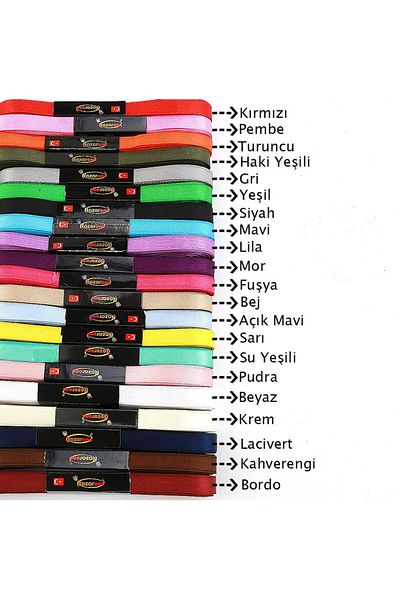 bizdenpastacılık Πράσινη Σατέν Κορδέλα - 1cm(10mm) x 10μέτρα