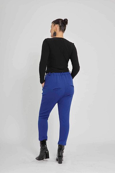 VERDA Women's Leather Belted Trousers