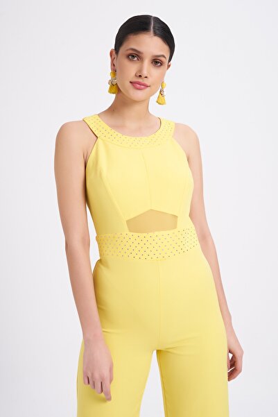 Balizza Blz-yaka Ve Bel Taş Detaylı Tulum