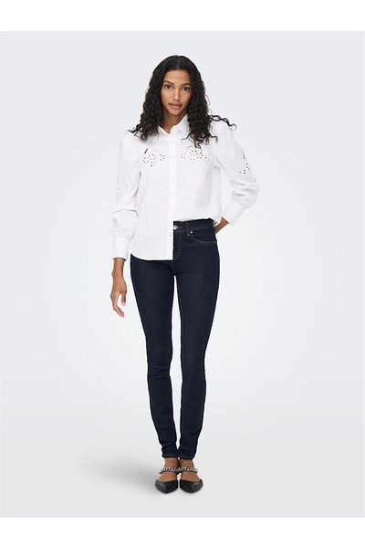ONLY Onlblush Mıd Sk Stayblue Dnm Rea023 Noos