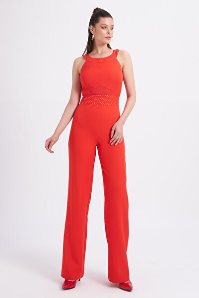 Balizza Blz-yaka Ve Bel Taş Detaylı Tulum