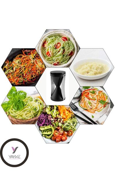 Yayke Spiral Vegetable Fruit Chopper - Grater Vegetti Slicer