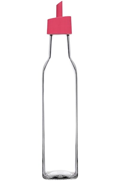 Paşabahçe وعاء زيت زجاجي بغطاء أحمر من T.concept