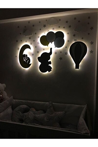 Genel Markalar Çocuk Odası Dekoratif Gece Lambası Aydınlatma