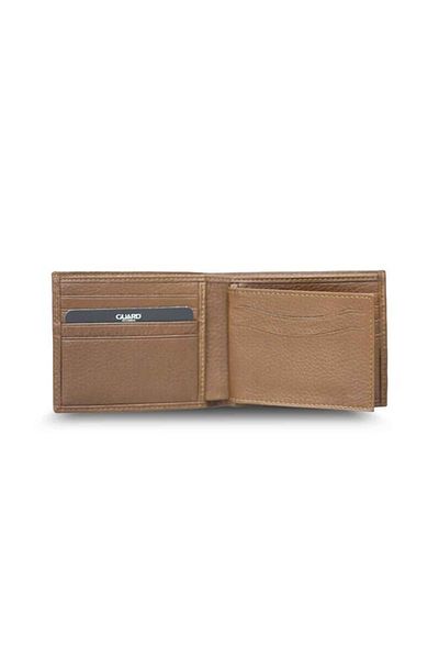 GUARD Men's Classic Tan Wallet - Single Python