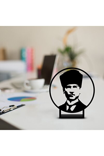 WiseDec Atatürk O Metal Masa Üstü Dekor