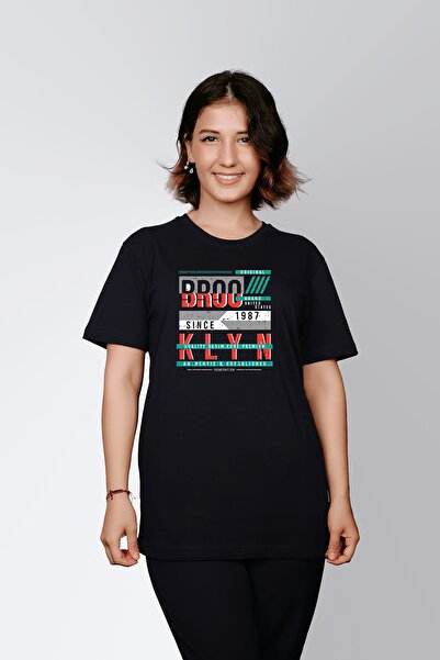 ErTaPassage Brooklyn 1987 cu imprimeu Femeie de culoare tricou - T3790953