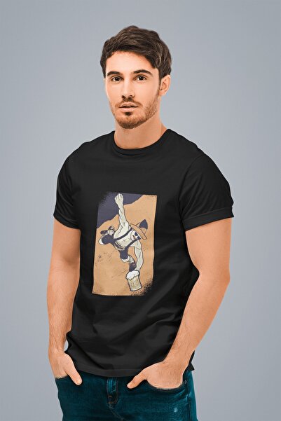 ErTaPassage Black Bavaria cu imprimeu Bărbați tricou - T81049