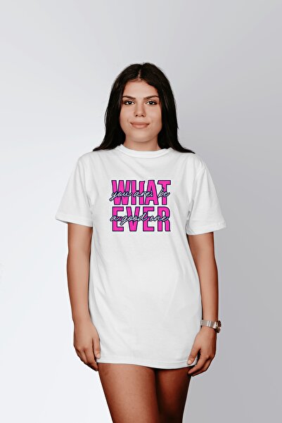 ErTaPassage Alb cu imprimeu Femei tricou - Tot ce este scris, model standard ...