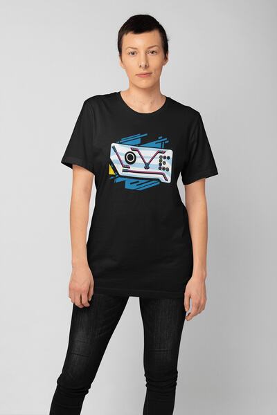 ErTaPassage Γυναικείο μπλουζάκι Black Hockey Love Proposal με τύπωμα - T7059875