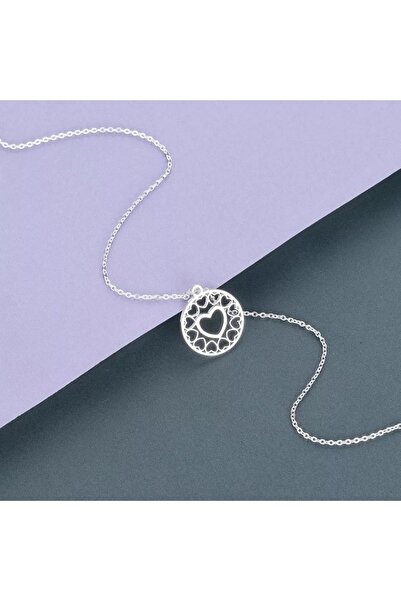 GÜMÜŞ 925 Ayar Kalp Kolye