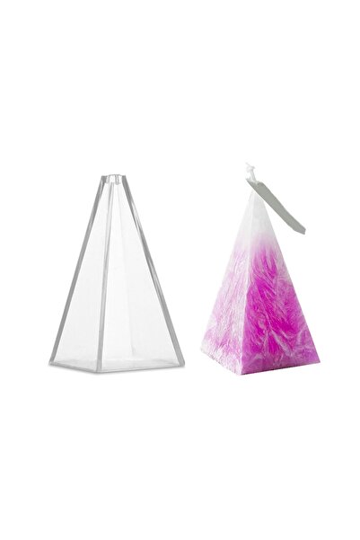 Getshopmini Pyramid Mica Candle Mold 10X6.3Cm
