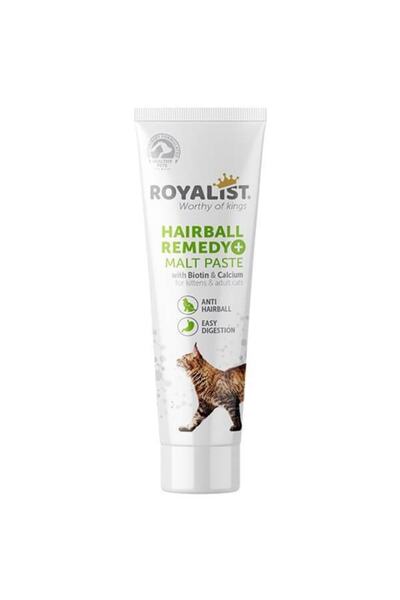 Royalist Biotin Ve Kalsiyumlu Tüy Yumağı Önleyici Kedi Malt Paste 100 Gr
