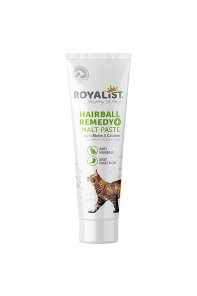 Royalist Biotin Ve Kalsiyumlu Tüy Yumağı Önleyici Kedi Malt Paste 100 Gr