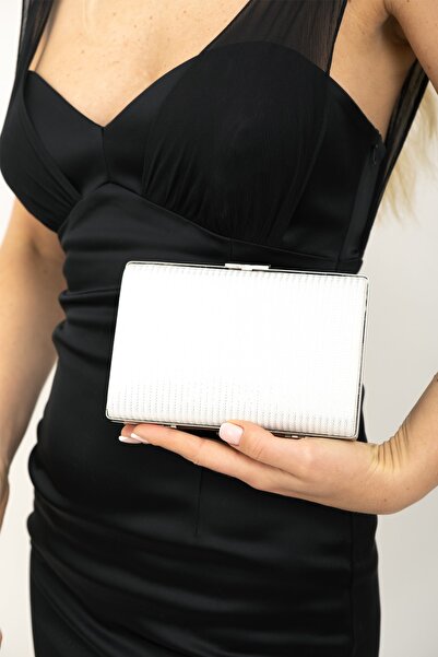 NAZART Жіноча перламутрова вечірня сукня Cupra перламутрова вечірня сукня клатч портфоліо жіноча сумка