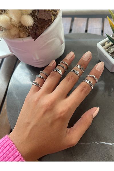 Jack Ferrero 10 Joint Rings (Figures Vary, Come Different Each Time)