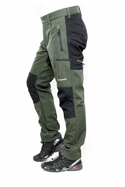 Mudwill Haki-siyah Hiker500 Kışlık Softshell Pantolon