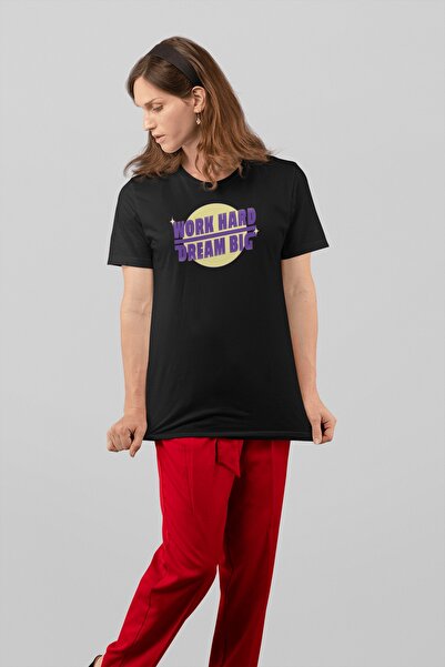 ErTaPassage Black Big Dreams Kur cu imprimeu Femei tricou - T2607845