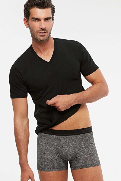 Kom تي شيرت أنطونيو قطني للرجال برقبة على شكل حرف V (عبوة من قطعتين)