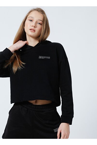 Aeropostale Siyah Kadın Sweatshırt