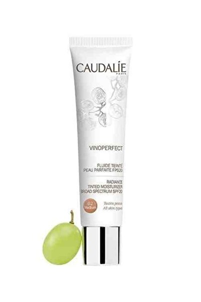 Caudalie Yağ Içermeyen Renkli Nemlendirici - Tinted Moisturizer Fluid Spf 20 ...