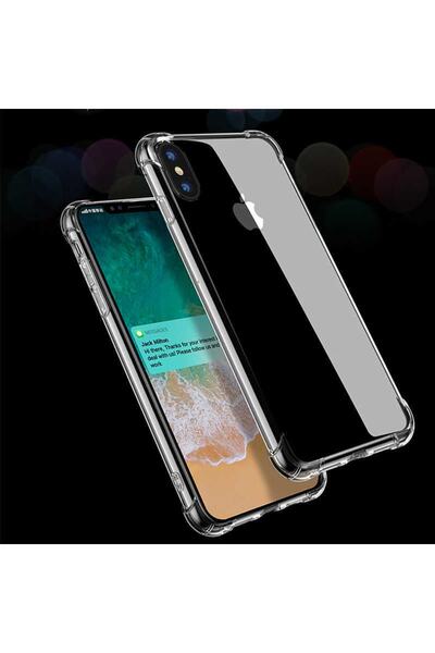 zore Apple iPhone XS Max 6.5 Nitro Anti Shock Shock Absorbing Silicone Transp...