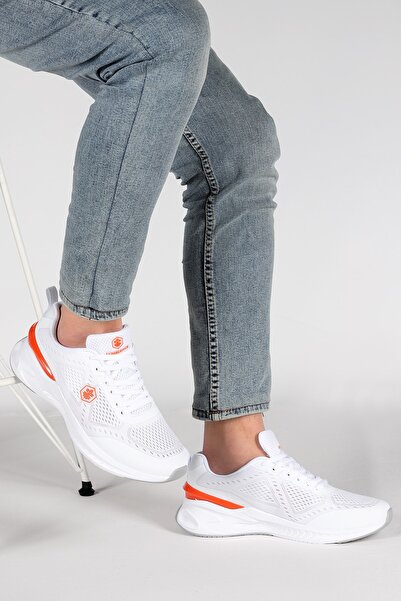 lumberjack Beyaz - Morgen Günlük Fileli Erkek Spor Ayakkabı