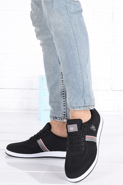 U.S. Polo Assn. AssnKares 3376 Casual Men's Sports Shoes Black