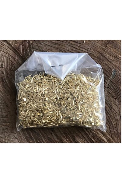 Ozs Mini Menteşe Çivisi Klips Çivisi 7mm Sarı Renk Mini Çivi 1 Pk