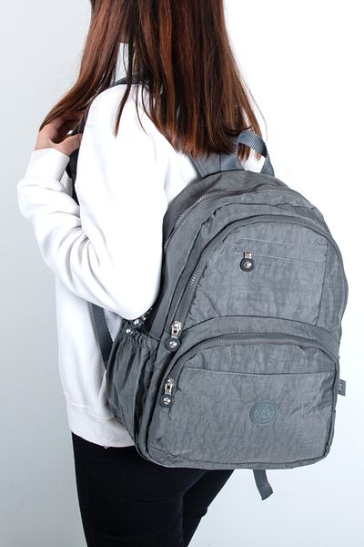 Fiyaka Mega 265 Unisex Σχολικό Σακίδιο Πλάτης Καθημερινά Ταξίδια Διακοπές Αθλητισμός Πεζοπορία Ταξίδι Εκδρομή Κάμπινγκ Καθημερινά Γκρι