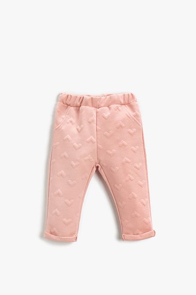 Koton Rosa Jogginghose für Babymädchen 3WMG40014AK