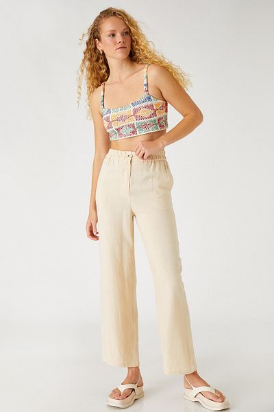 Koton Hose - Beige - Wide Leg