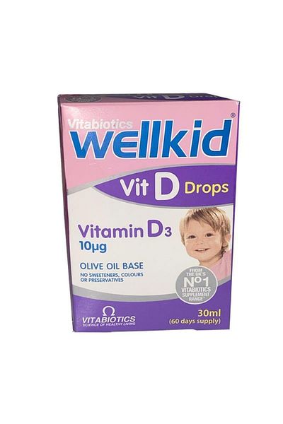 Wellkid Vit D3 - 30 Ml Supplementing Vitamin Dectinger