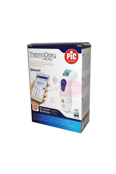 Pic Solution Thermodiary Head Bluetooth | Temassız Alından Ateş Ölçer