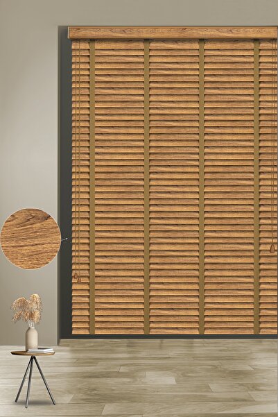 TechstorPerde 612-ağaç Desen Polywood Jaluzi
