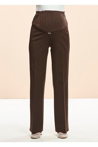 Even Fashion Hamile Giyim Maternity Pants with Metal Accessories